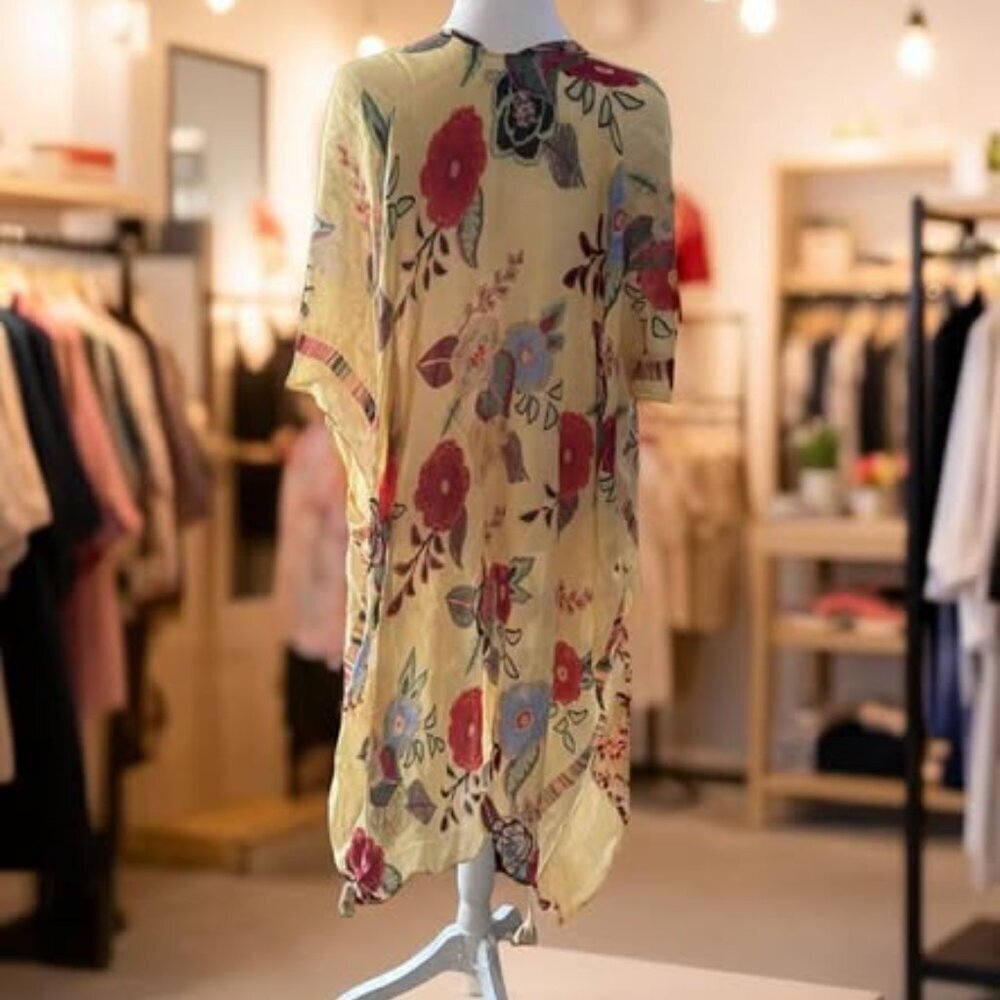 FLORAL KIMONO - Picture 2 of 5